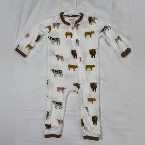 Kyte Baby Moo Zippered Romper